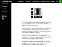 Tablet Screenshot of goodmedia.com